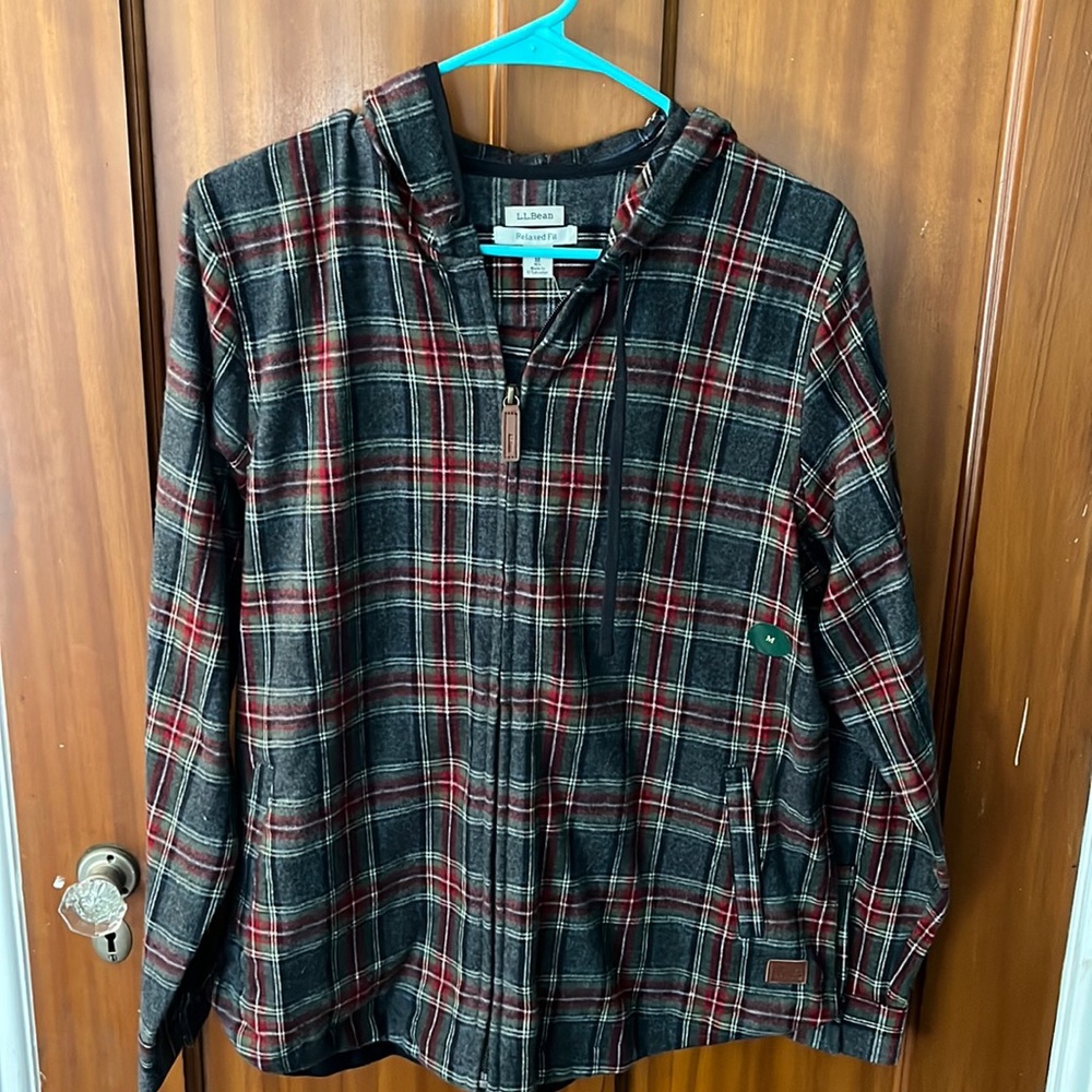 NWT L. L. Bean flannel jacket size medium
